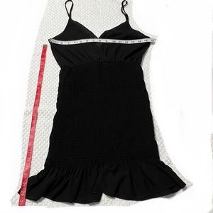 Dress - Blue Blush Los Angeles black elastic spaghetti straps dress EUC B9-50